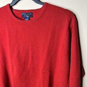 Charter club pure luxury cashmere crew neck sweater medium